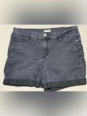 Juicy Couture Dark Gray Denim Jean Shorts